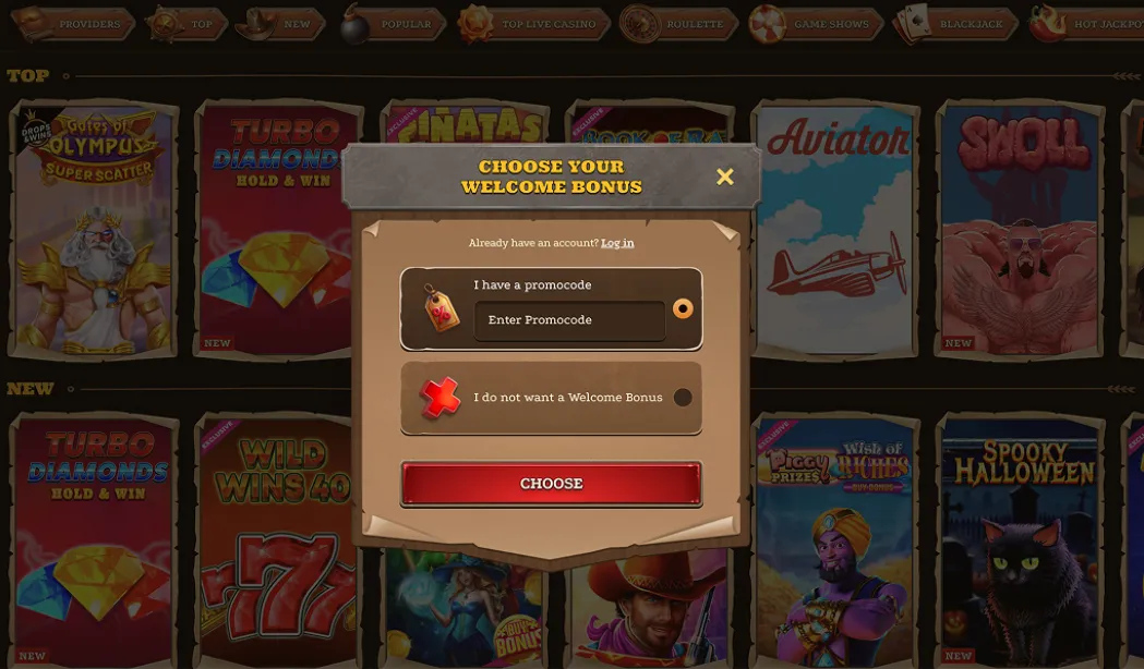 promoties Lizaro Casino